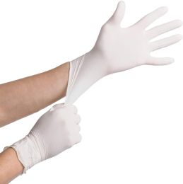 100 Latex Disposable Non Sterile Gloves XL Kitchen, Cooking, Cleaning, Painting